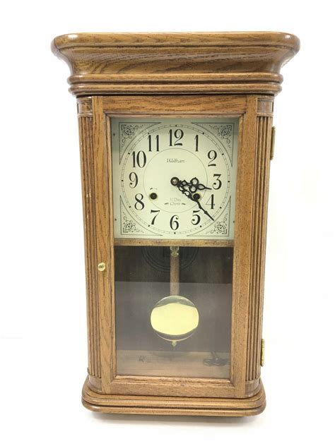Waltham 31 day chime wall mounted clock. . Waltham wall clock 31 day chime